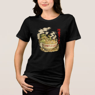 Kappa Ramen Bath – Yokai Noodle Spirit Tri-Blend Shirt