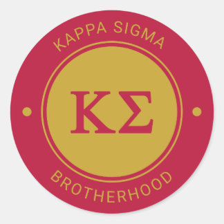 Kappa Sigma | Badge Classic Round Sticker