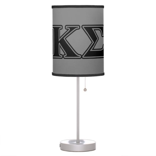 Kappa Sigma Black Letters Table Lamp
