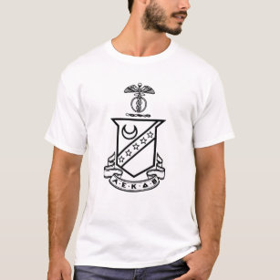Kappa Sigma Crest - Black and White T-Shirt