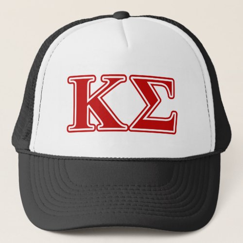 Kappa Sigma Red Letters Trucker Hat