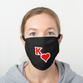 Kappa Sweetheart Black Cotton Face Mask (Worn)