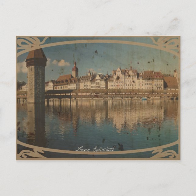 Kappelbruecke, Luzern Postcard (Front)