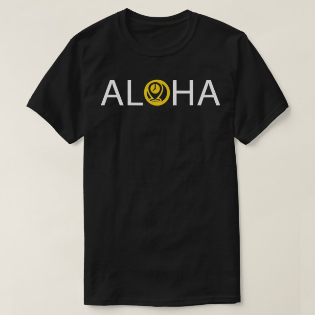Kapu Coffee Aloha Logo on Back  T-Shirt (Design Front)
