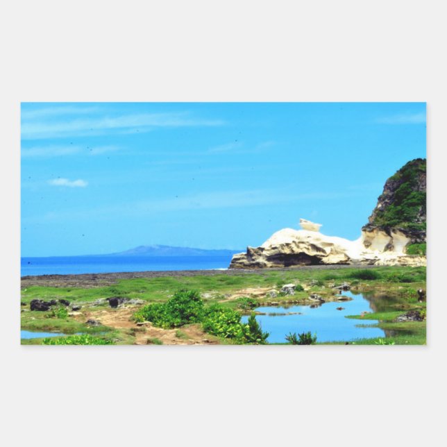 Kapurpuruwan Rock Formation Rectangular Sticker (Front)