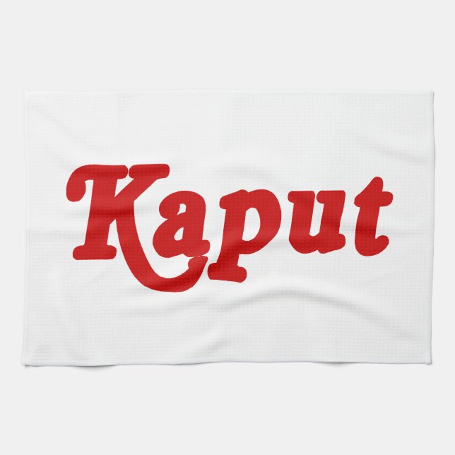 KAPUT ♦ NOT WORK ♦ TOWEL (Horizontal)
