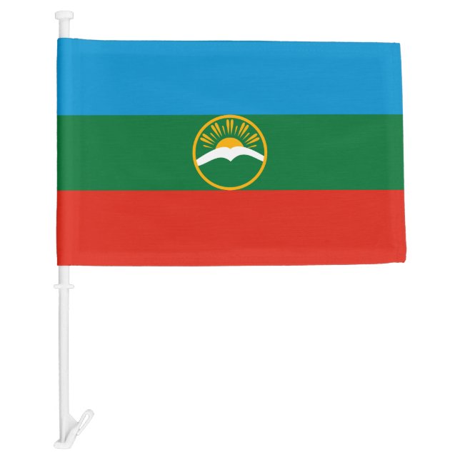 Karachay Cherkessia Car Flag (Front)