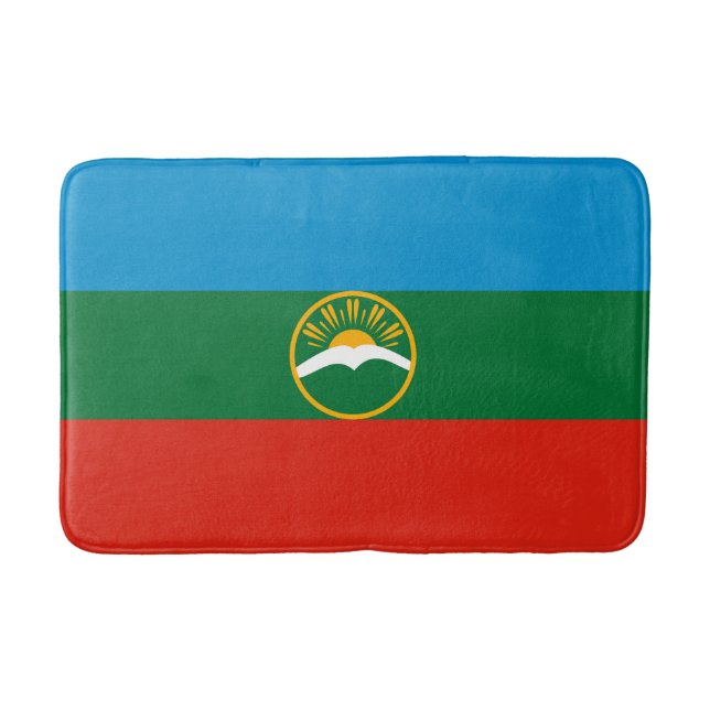 Karachay Cherkessia Flag Bath Mat (Front)