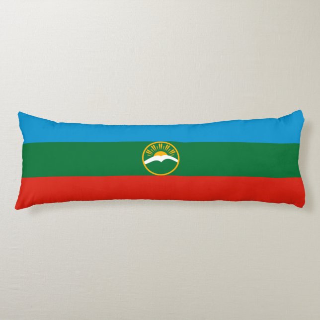 Karachay Cherkessia Flag Body Pillow (Front)
