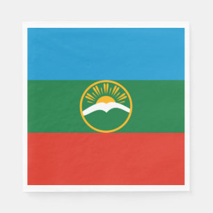 Karachay Cherkessia Flag Napkins