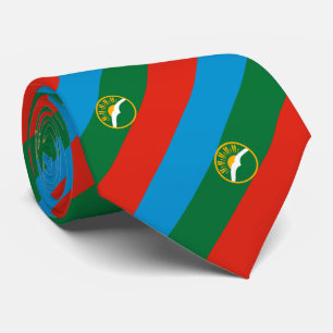 Karachay Cherkessia Flag Neck Tie
