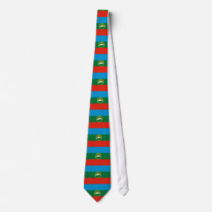 Karachay Cherkessia Flag Neck Tie