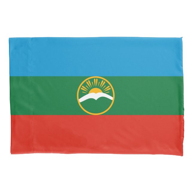 Karachay Cherkessia Flag Pillow Case (Front)