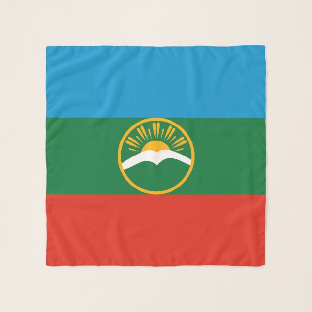 Karachay Cherkessia Flag Scarf (Front)