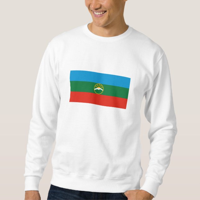 Karachay Cherkessia Flag Sweatshirt (Front)