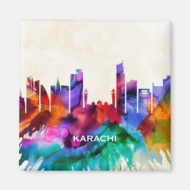 Karachi Pakistan Magnet (Front)