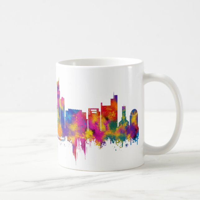 Karachi Skyline Pakistan Coffee Mug (Right)