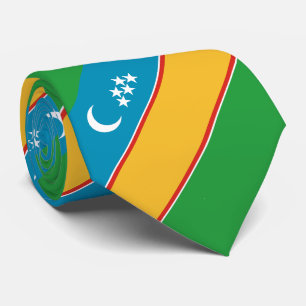 Karakalpakstan Flag Neck Tie