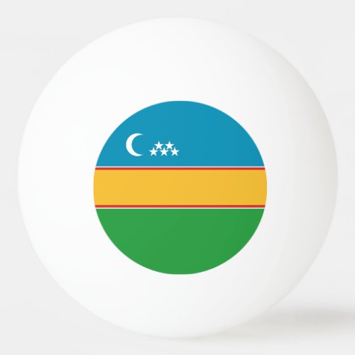 Karakalpakstan Flag Ping Pong Ball