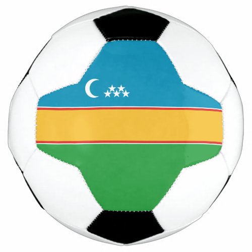 Karakalpakstan Flag Soccer Ball