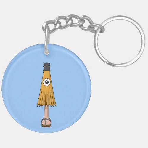 Karakasa_obake Umbrella Ghost Keychain