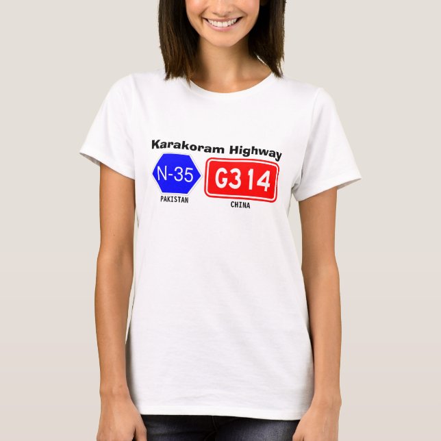 Karakoram Highway T-Shirt (Front)