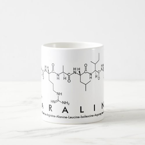 Karalina peptide name mug