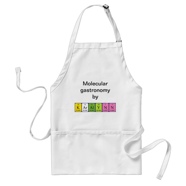 Karalynn periodic table name apron (Front)