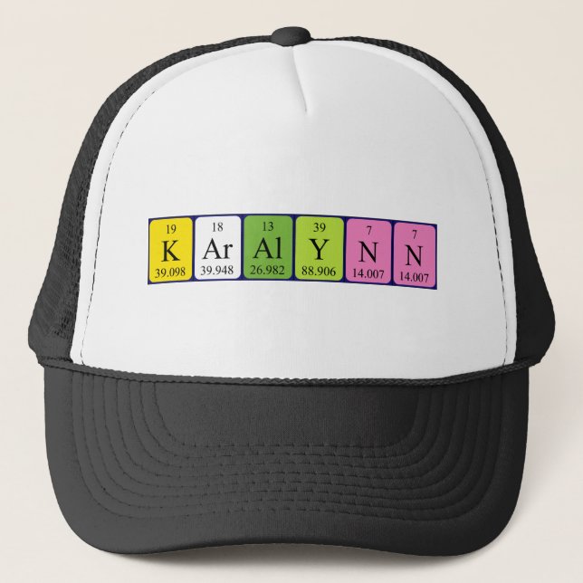 Karalynn periodic table name hat (Front)