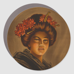 Karama: Japanese Romance Geisha Actress Car Magnet