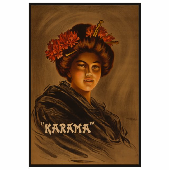 Karama: Japanese Romance Geisha Actress Cutout (Front)