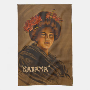 Karama: Japanese Romance Geisha Actress Kitchen Towel