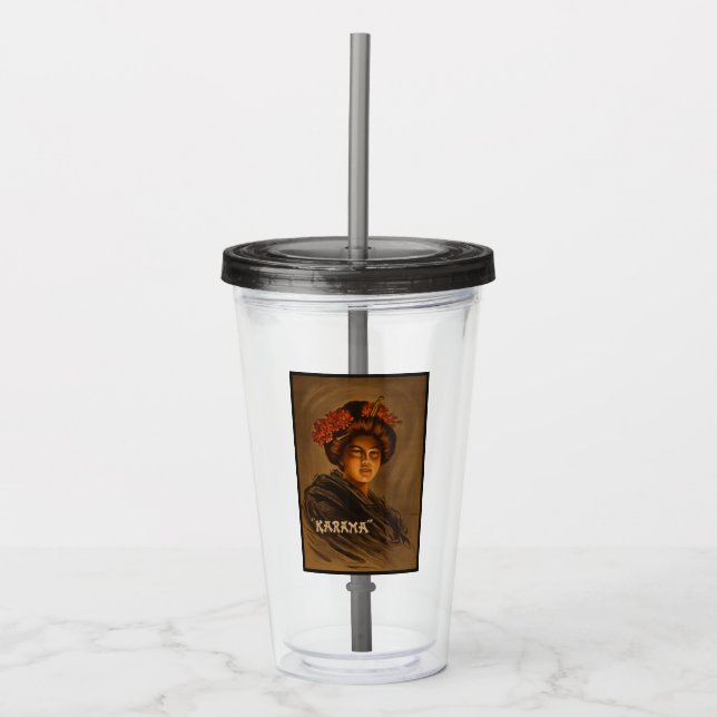 Karama: Play Japanese Romance Geisha Acrylic Tumbler (Front)