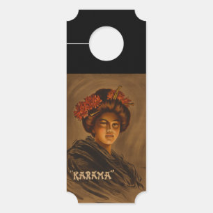 Karama: Theater Play Japanese Geisha Romance Door Hanger