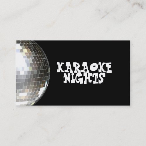 Karaoke Business Card