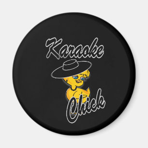 Karaoke Chick #4 Magnet