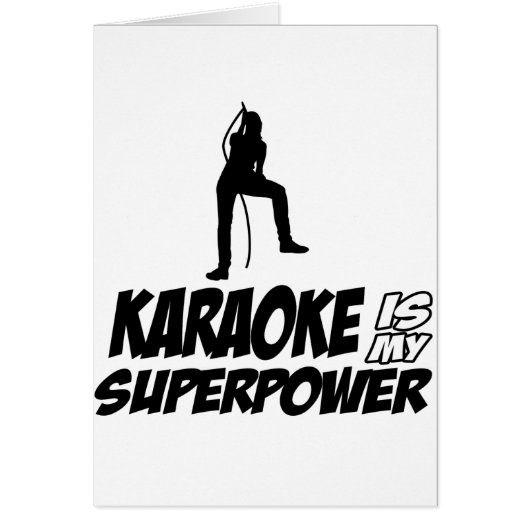 Karaoke designs cards (Front)