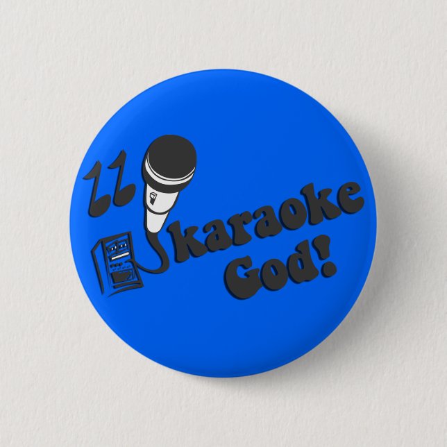 Karaoke God Button (Front)