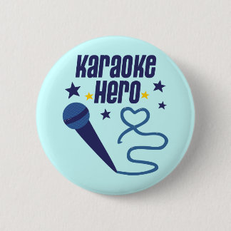 Karaoke Hero Pinback Button