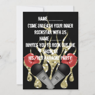 Karaoke - Invitation