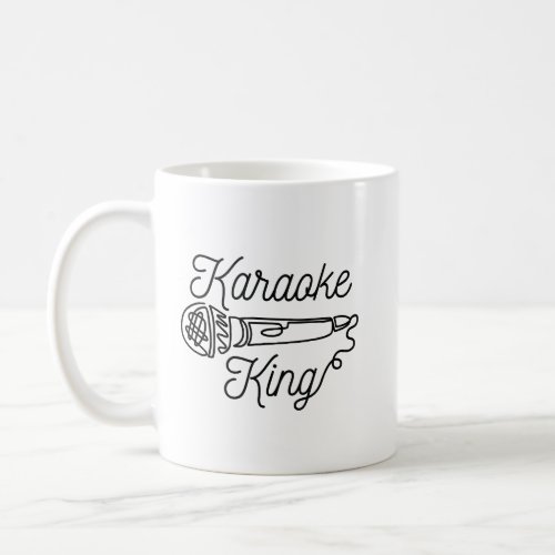 KARAOKE KING COFFEE MUG