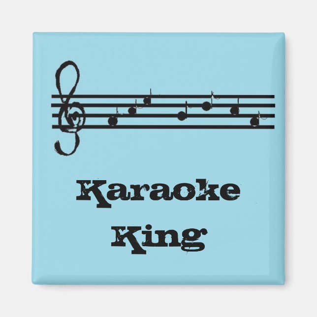 Karaoke King - magnet (Front)