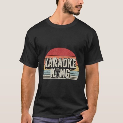 Karaoke King Singer Music Fan Karaoke T_Shirt