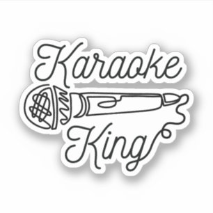 KARAOKE KING STICKER