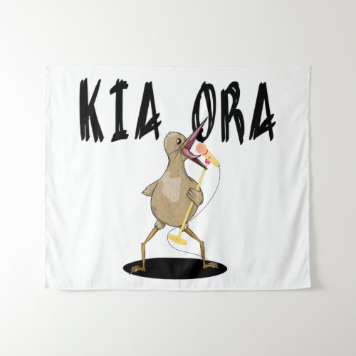 Karaoke Kiwi Tapestry