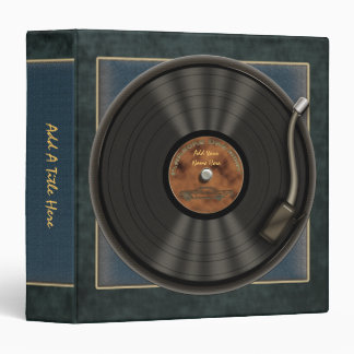Karaoke LP Vinyl Record 1.5" Avery Binder