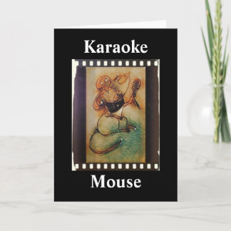 Karaoke 🎤 Mouse 🐁 Card