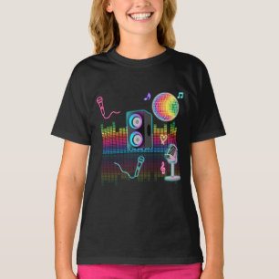 Karaoke Neon Singing Music Party T-Shirt