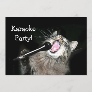 Karaoke Party Invitation