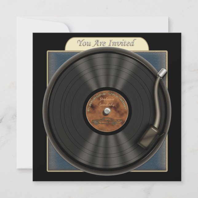 Karaoke Party Invitations (Front)